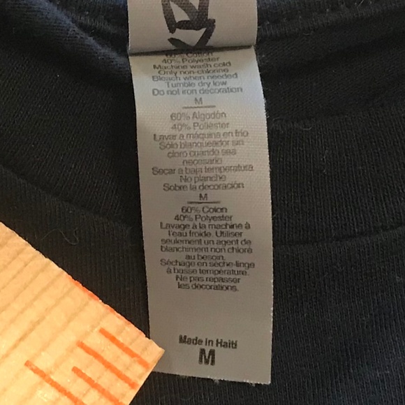 Next Level holiday “Most likely to be on the naughty list” black tee shirt (M) - Picture 8 of 9